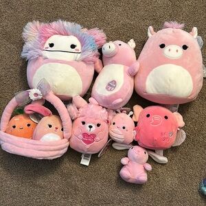 Pink Squishmallow Lot